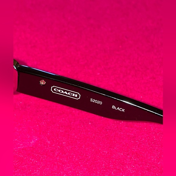 NWOT Coach Sunglasses & Case S2020 High Visibility Lenses New Unused Ladies - Picture 9 of 11